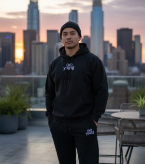 Classic Embroidered Sweat Suit